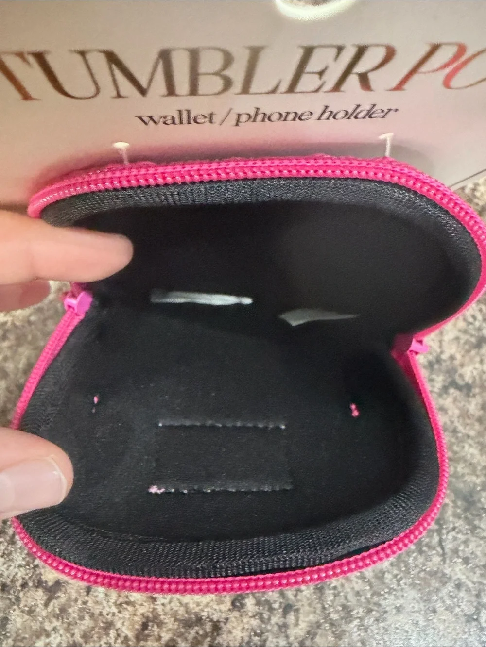 Simply Southern Pink and Blue Tumbler Pouch Phone Holder